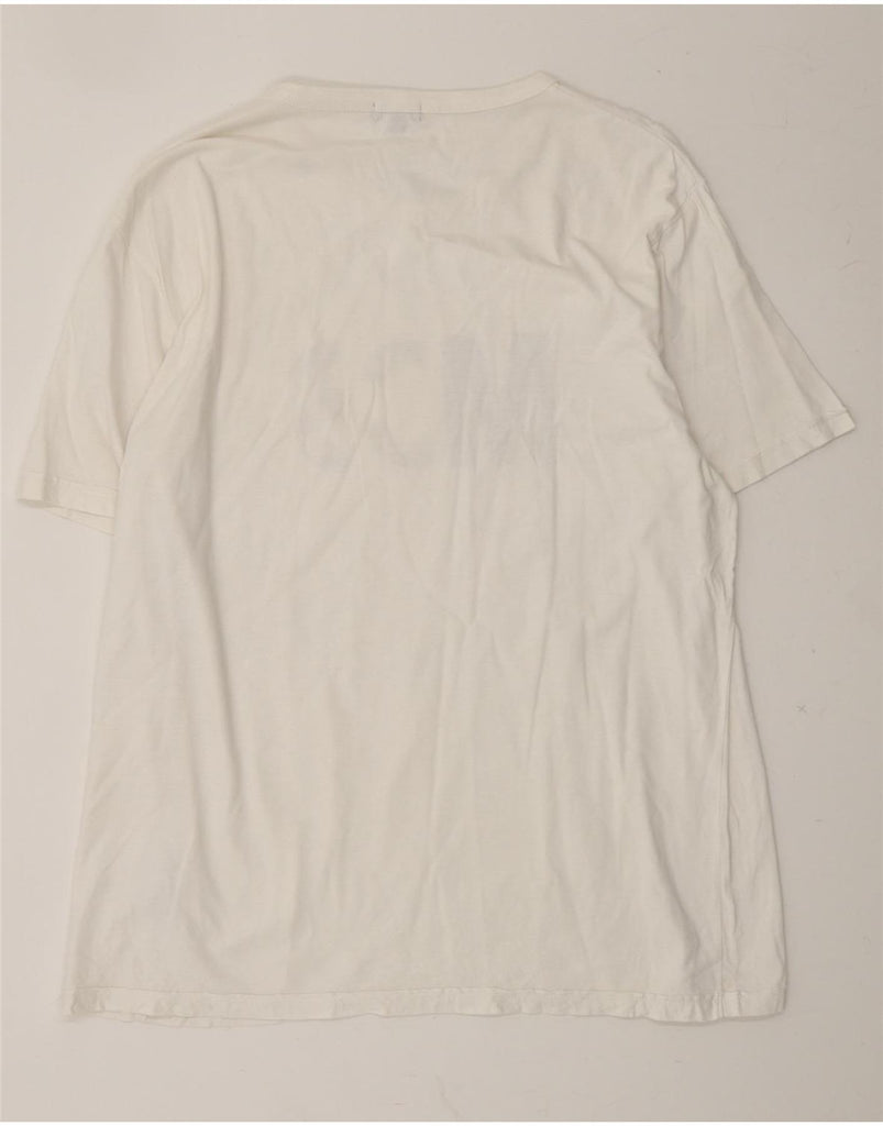MARLBORO CLASSICS Mens Graphic T-Shirt Top 2XL White Cotton Vintage Marlboro Classics and Second-Hand Marlboro Classics from Messina Hembry 