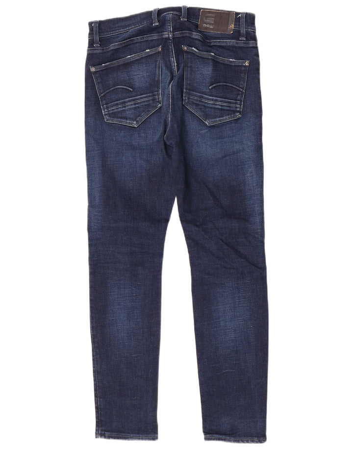 G-Star Mens Revend Slim Jeans W32 L32 Blue Cotton