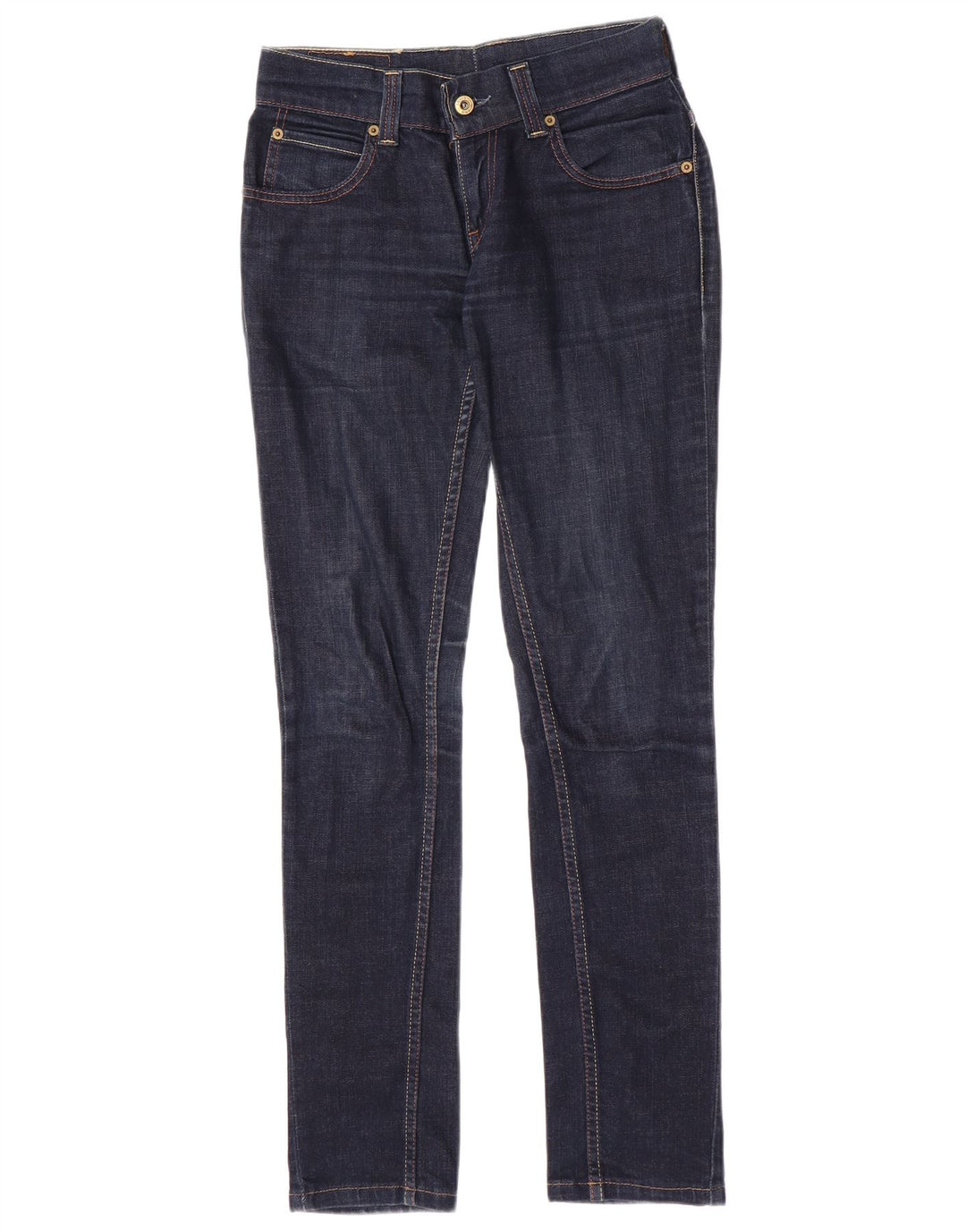 Levi's Womens 603 Slim Jeans W28 L31 Navy Blue Cotton
