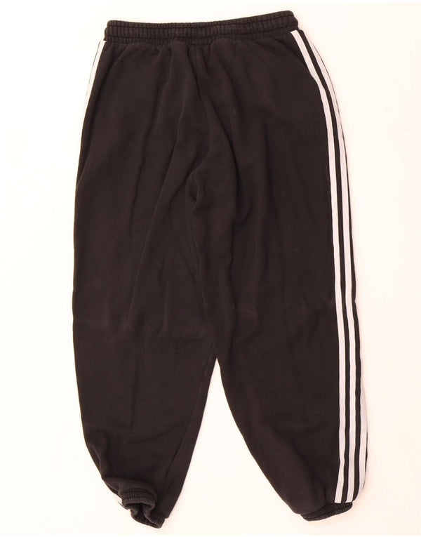 Adidas Womens Tracksuit Trousers Joggers UK 14 Medium Black Cotton