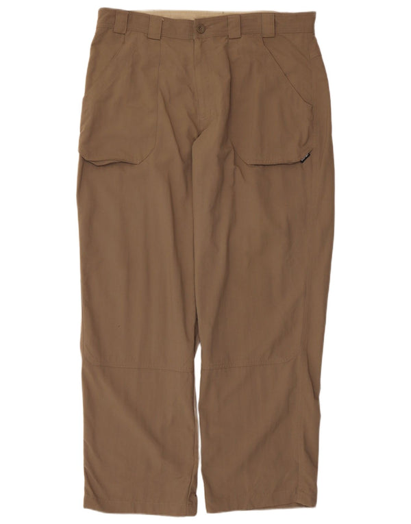 Rohan Mens Straight Cargo Trousers W36 L29 Beige Polyamide