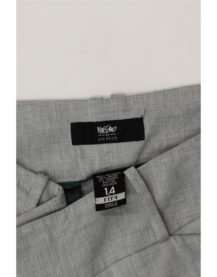 MOSSIMO Womens Stretch Bootcut Casual Trousers US 14 XL W36 L30 Grey Vintage Mossimo and Second-Hand Mossimo from Messina Hembry 