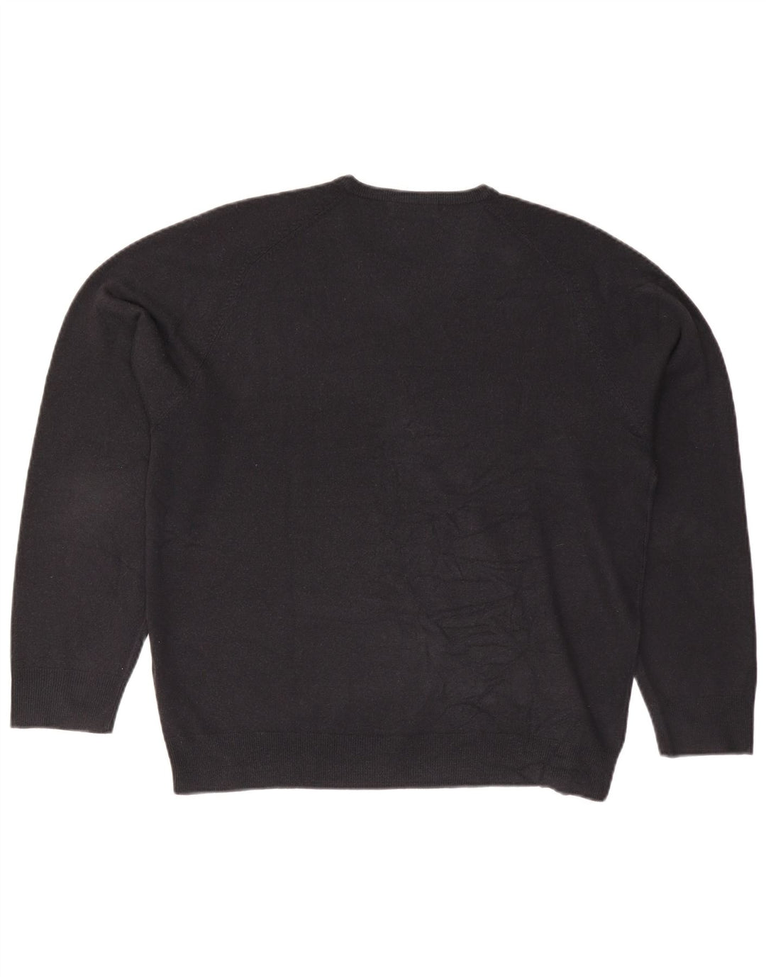 Marks & Spencer Mens Blue Harbour V-Neck Jumper Sweater Large Navy Blue