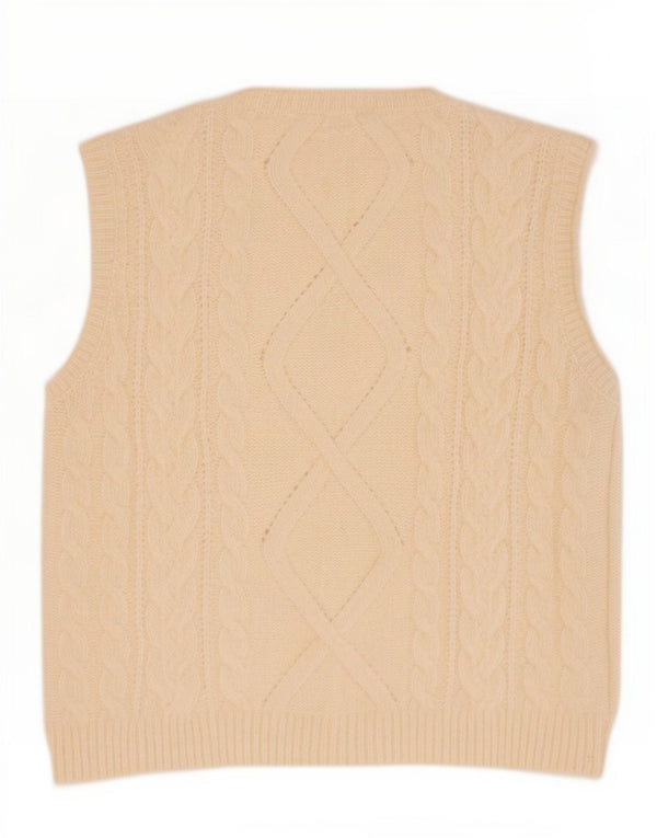 Zara Girls Vest Tank Top 13-14 Years Off White Acrylic