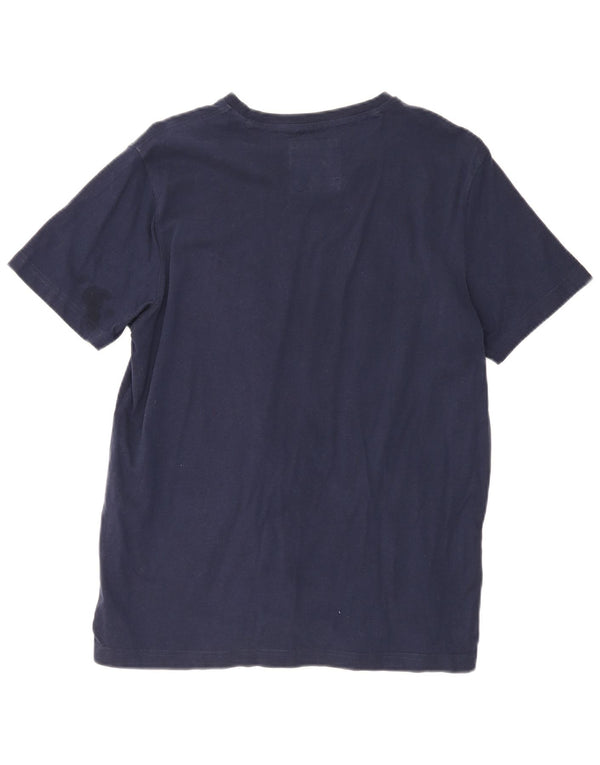 Crew Clothing Mens T-Shirt Top Large Navy Blue Cotton