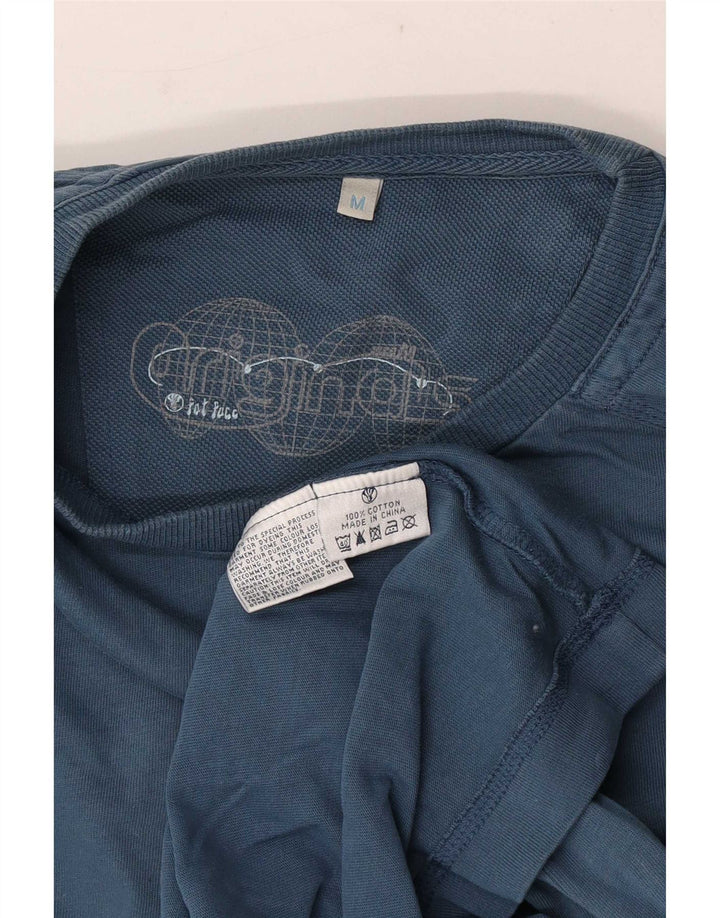 Fat Face Mens T-Shirt Top Medium Blue Cotton