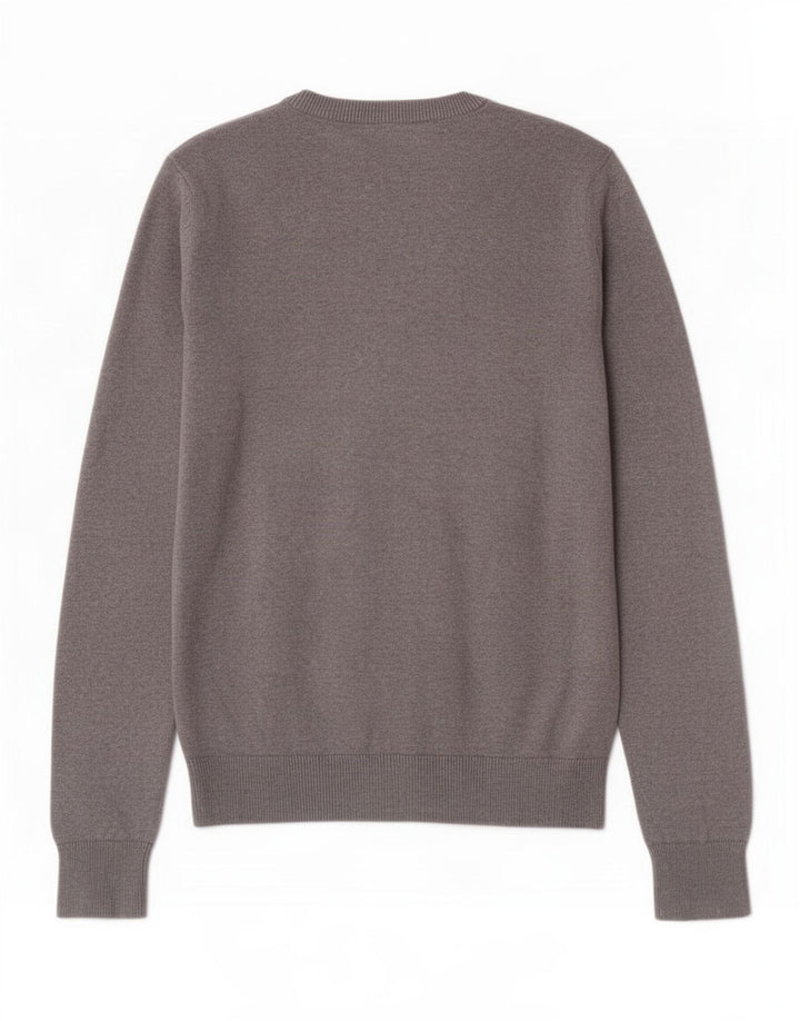 Crew Clothing Mens Cardigan Sweater Medium Grey Cotton