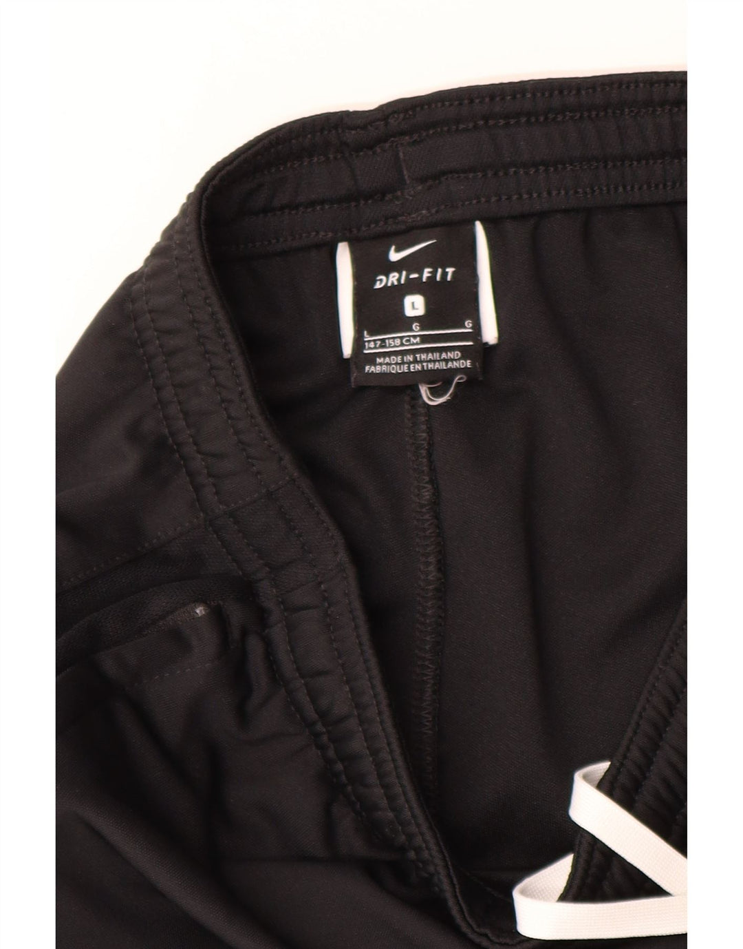NIKE Boys Dri Fit Tracksuit Trousers 12-13 Years Large Black