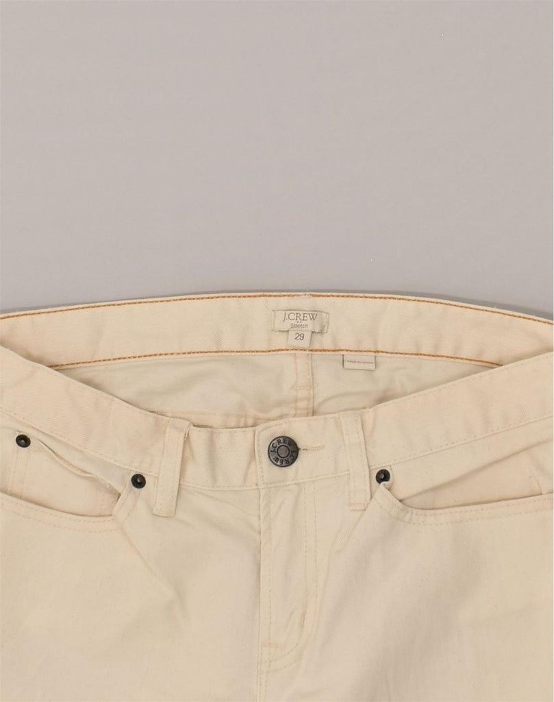 J. CREW Womens Slim Jeans W29 L27 Beige Cotton | Vintage J. Crew | Thrift | Second-Hand J. Crew | Used Clothing | Messina Hembry 