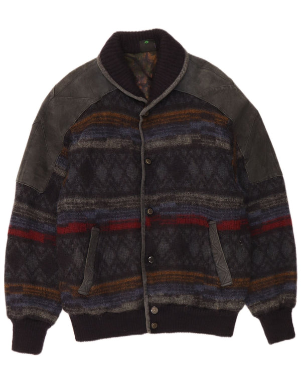 C&A Mens Westbury Windbreaker Jacket EU 52/54 Large Multicoloured Geometric