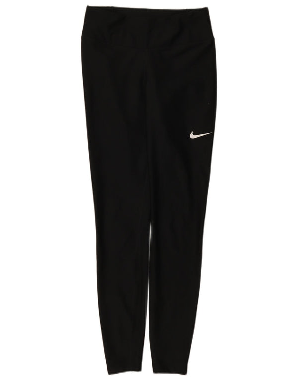 Nike Womens Dri Fit Leggings UK 6 XS Black