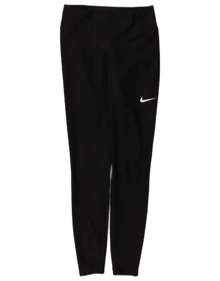 Nike Womens Dri Fit Leggings UK 6 XS Black