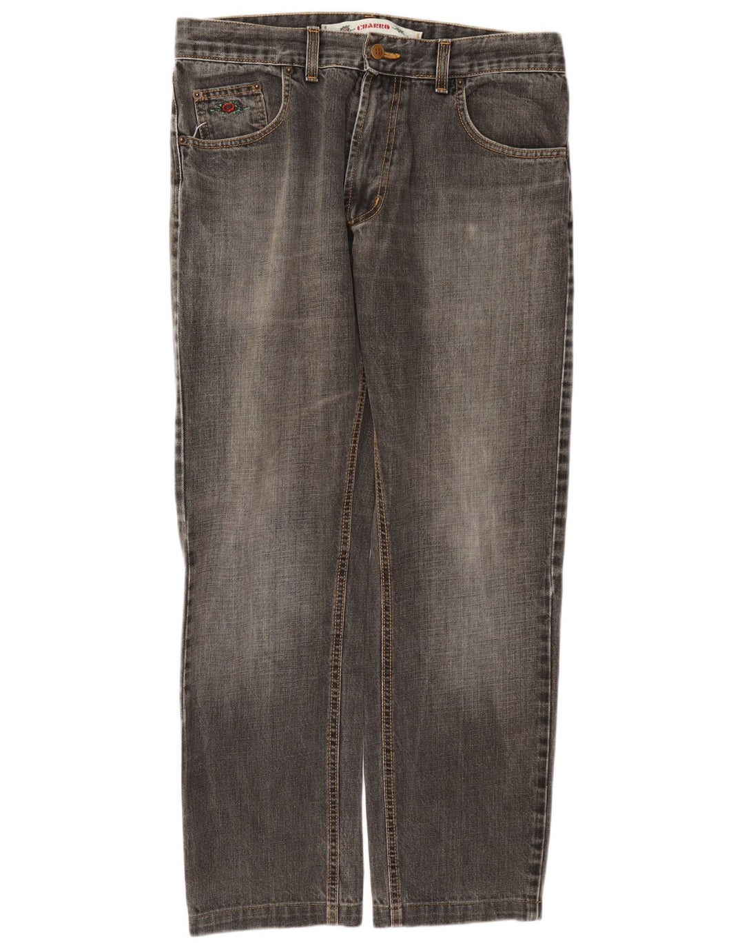 Charro Womens Straight Jeans W34 L28 Grey