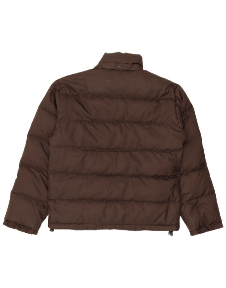 Alberto Aspesi Womens Padded Jacket UK 16 Large Brown Nylon