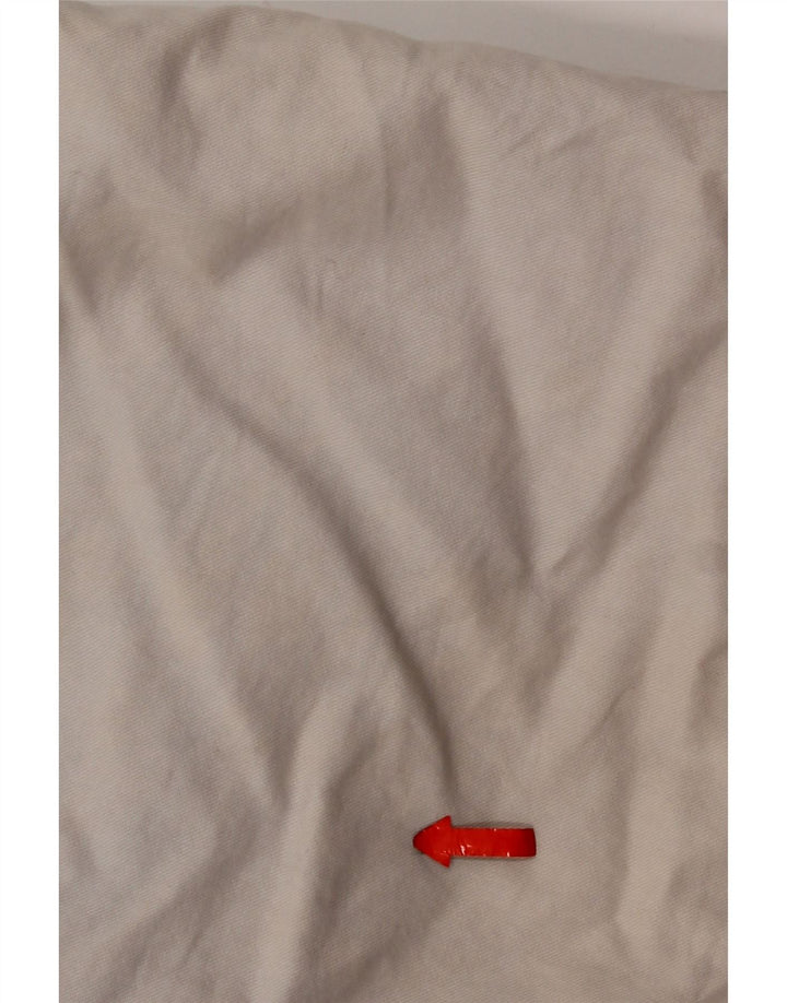 Vintage Mens Chino Shorts W36 Large Grey Cotton