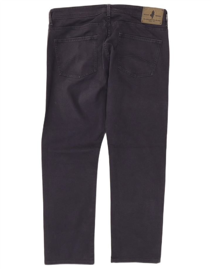 Marlboro Classics Mens Regular Tapered Jeans W33 L28 Navy Blue Cotton