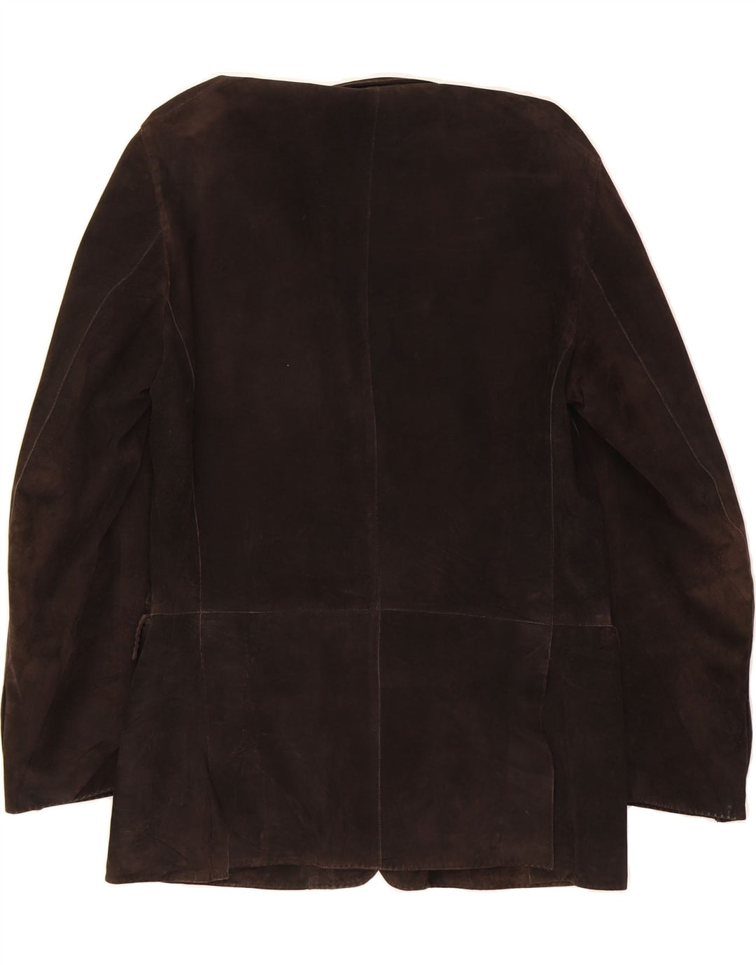 BRUNO MAGLI Mens Suede 3 Button Blazer Jacket UK 38 Medium Brown Classic Vintage Bruno Magli and Second-Hand Bruno Magli from Messina Hembry 