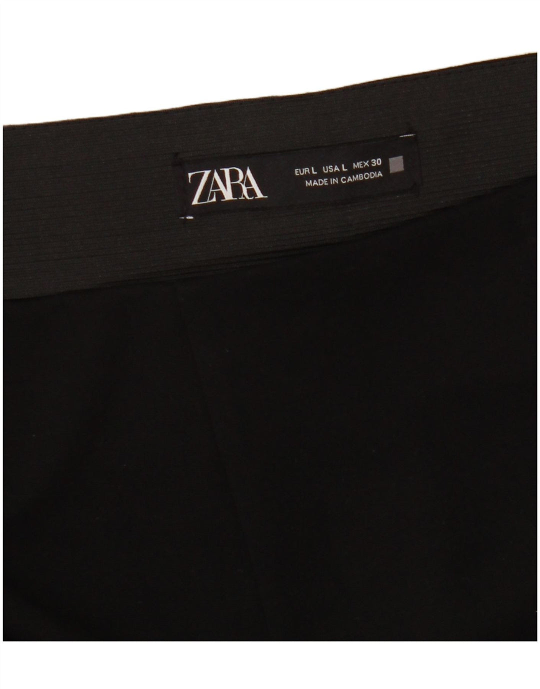 Zara Womens Leggings UK 14 Large  Black