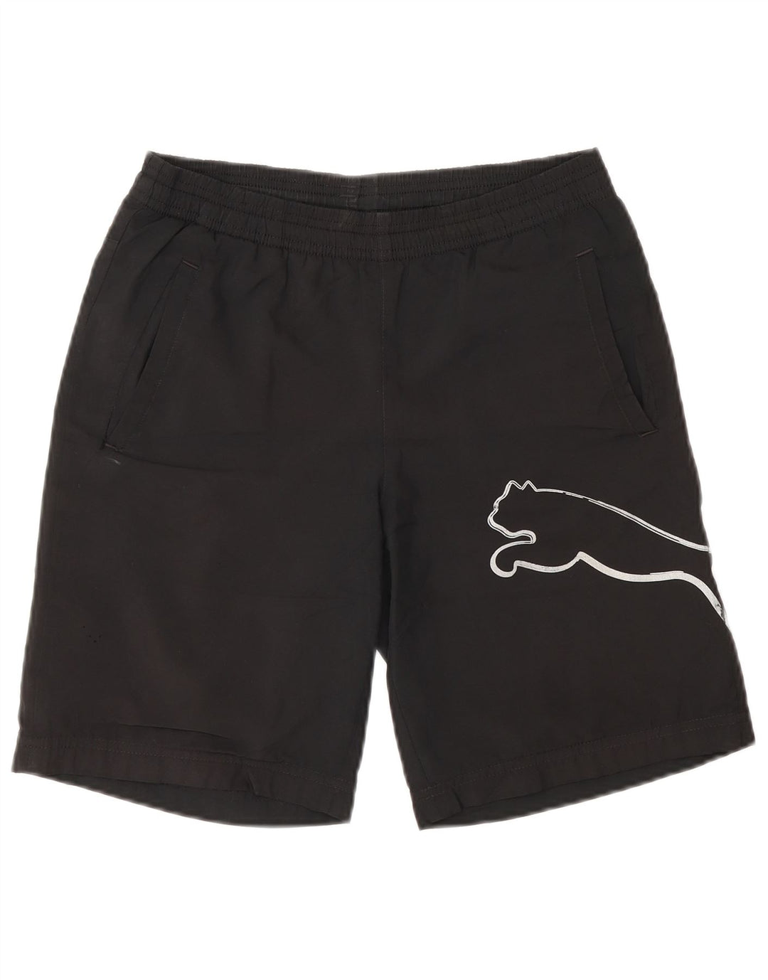 PUMA Boys Graphic Sport Shorts 9-10 Years  Black Polyester