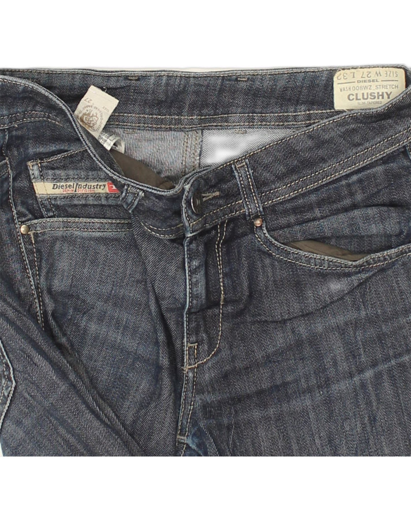 DIESEL Womens Clushy Tapered Jeans W27 L32 Blue Cotton | Vintage Diesel | Thrift | Second-Hand Diesel | Used Clothing | Messina Hembry 