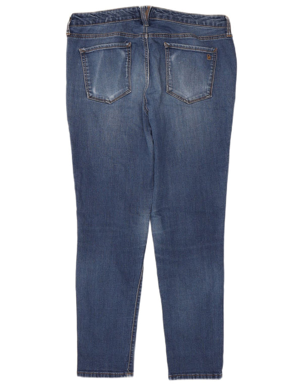 Vintage Womens Skinny Jeans W31 L28 Blue Cotton