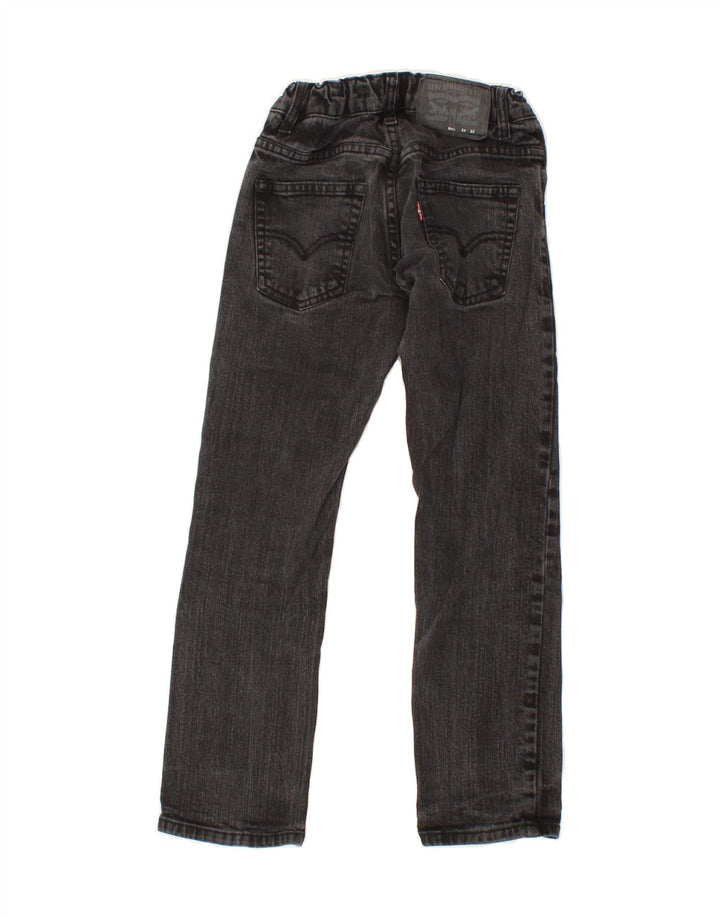 LEVI'S Boys Straight Jeans 7-8 Years W24 L22 Grey Cotton Vintage Levi's and Second-Hand Levi's from Messina Hembry 