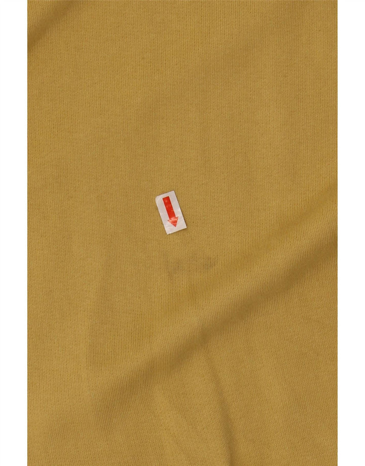 ZARA Womens Tracksuit Trousers Joggers UK 12 Medium  Yellow Cotton