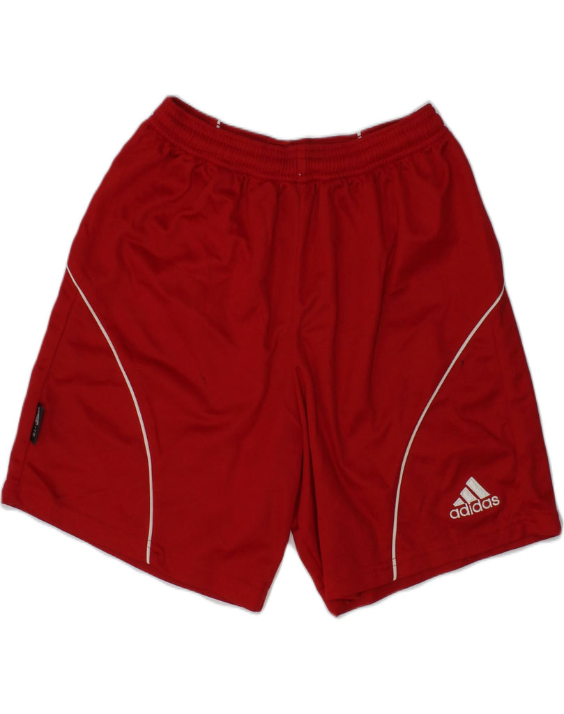 ADIDAS Boys Sport Shorts 11-12 Years Red Polyester | Vintage Adidas | Thrift | Second-Hand Adidas | Used Clothing | Messina Hembry 