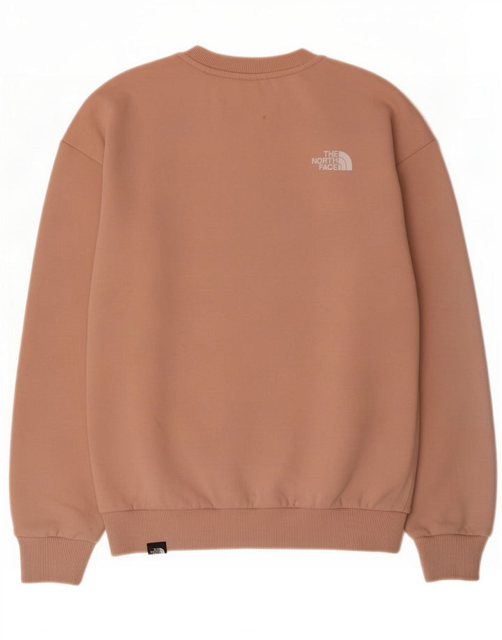 The North Face Womens Graphic Oversized Sweatshirt Jumper UK 10 Small Pink