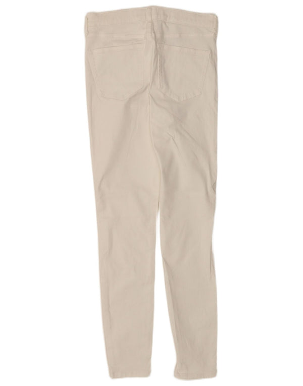 Topshop Womens Jamie Skinny Jeans W30 L30 White Cotton