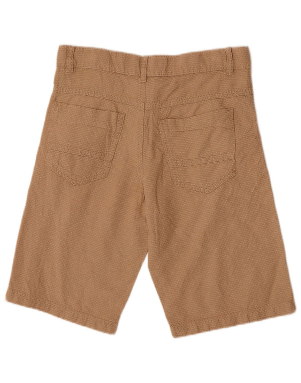 BENETTON Boys Chino Shorts 11-12 Years 2XL W28 Beige Cotton