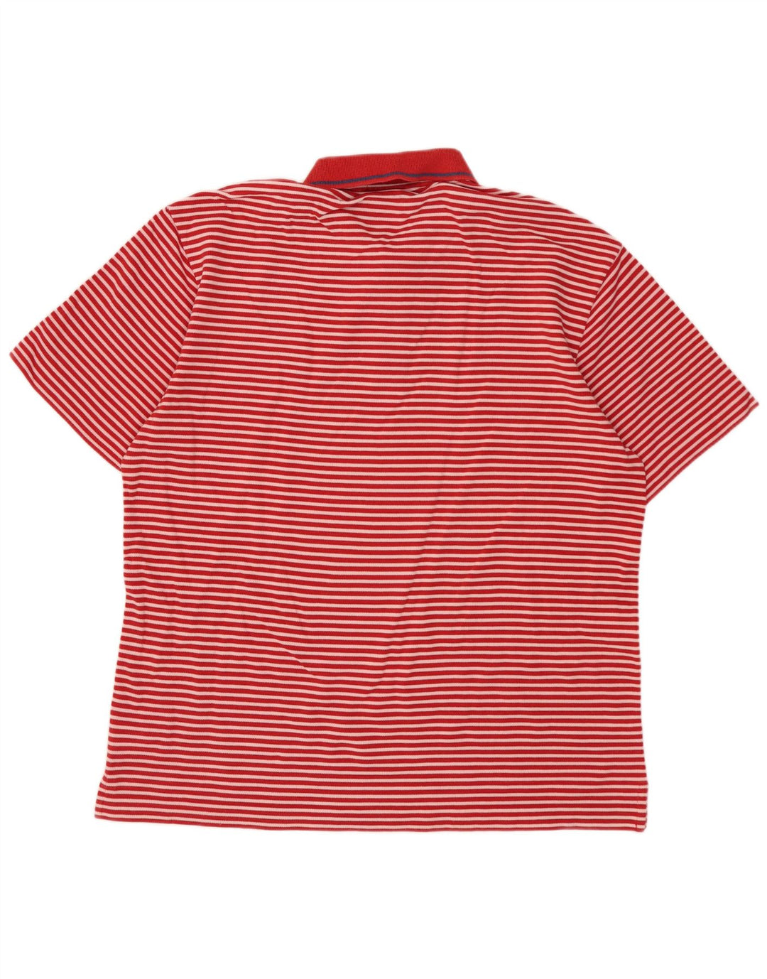 FRED PERRY Mens Polo Shirt Large Red Striped