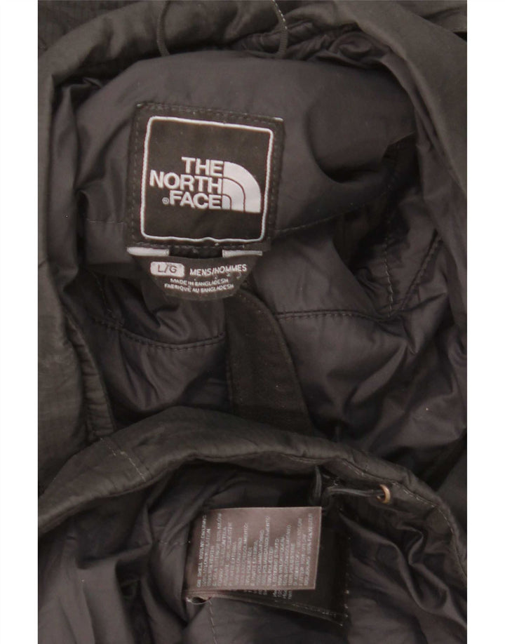 The North Face Mens Hooded Windbreaker Jacket UK 40 Large Black Polyamide