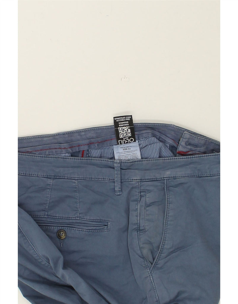 LIU JO Mens Slim Chino Trousers IT 52 XL W36 L33  Blue Cotton | Vintage Liu Jo | Thrift | Second-Hand Liu Jo | Used Clothing | Messina Hembry 