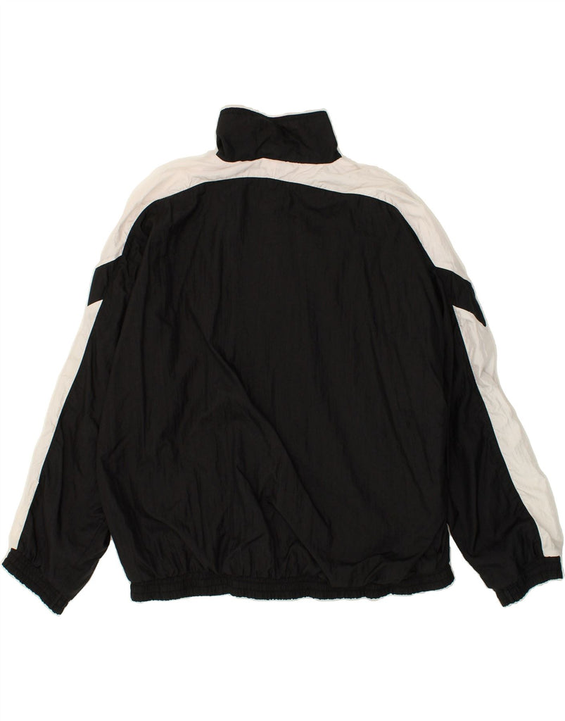 VINTAGE Mens Tracksuit Top Jacket XL Black Colourblock Polyamide | Vintage Vintage | Thrift | Second-Hand Vintage | Used Clothing | Messina Hembry 
