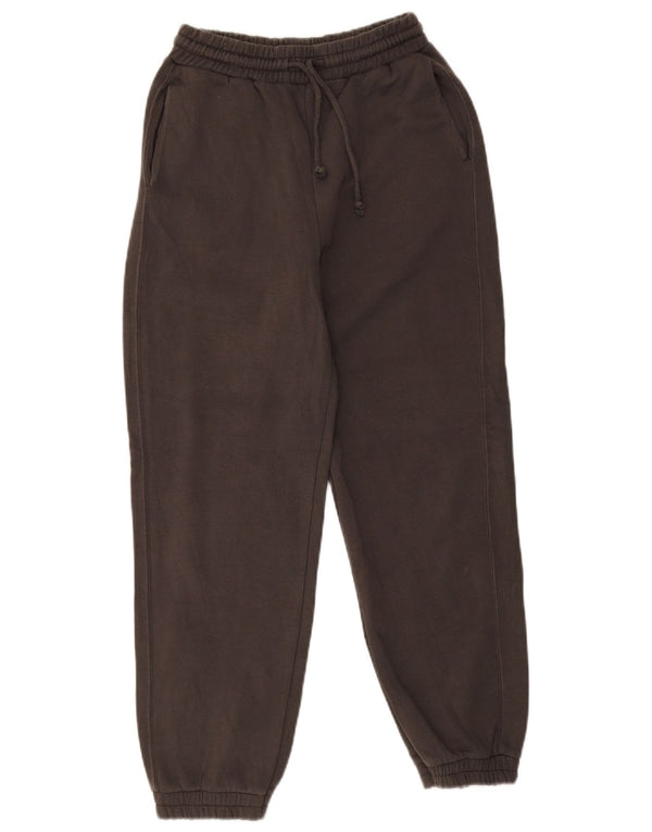 Zara Womens Loose Fit Tracksuit Trousers Joggers UK 10 Small  Grey Cotton