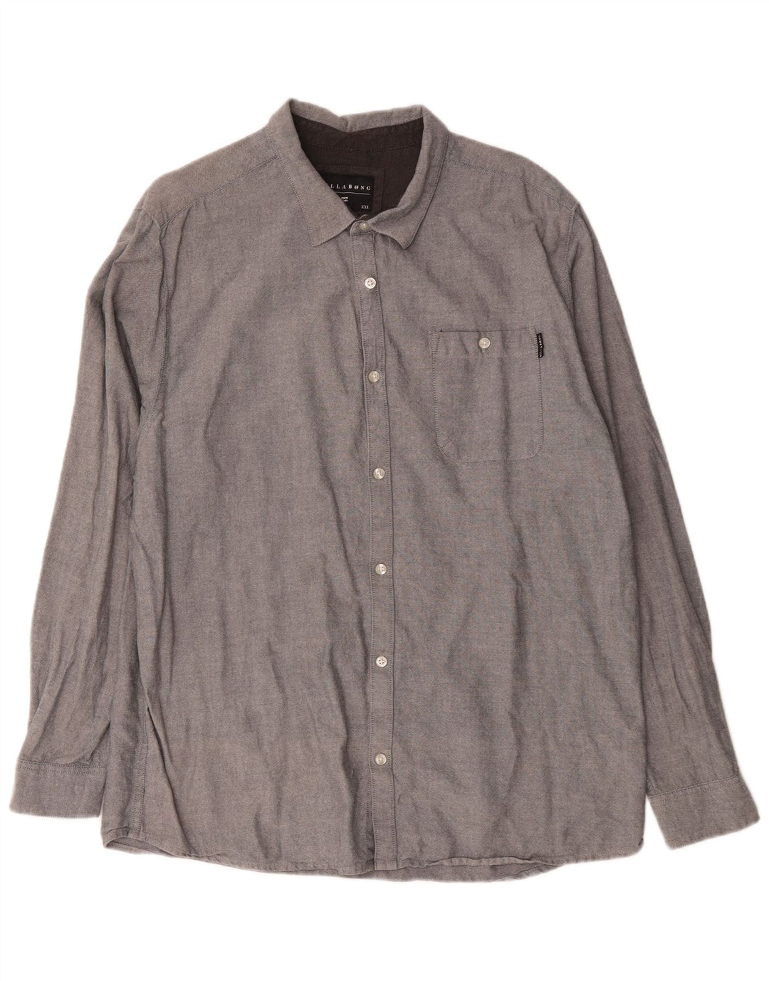 Billabong Mens Shirt 2XL Grey Cotton