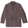 Oreste Boggio Casero Mens Double Breasted Blazer Jacket UK 38 Medium Grey