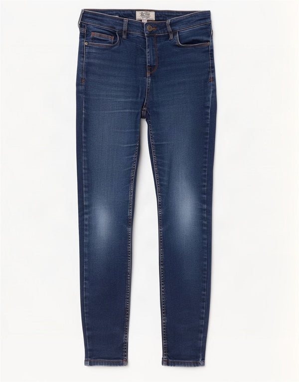 Fat Face Womens Skinny Jeans UK 12 W32 L29 Blue Cotton