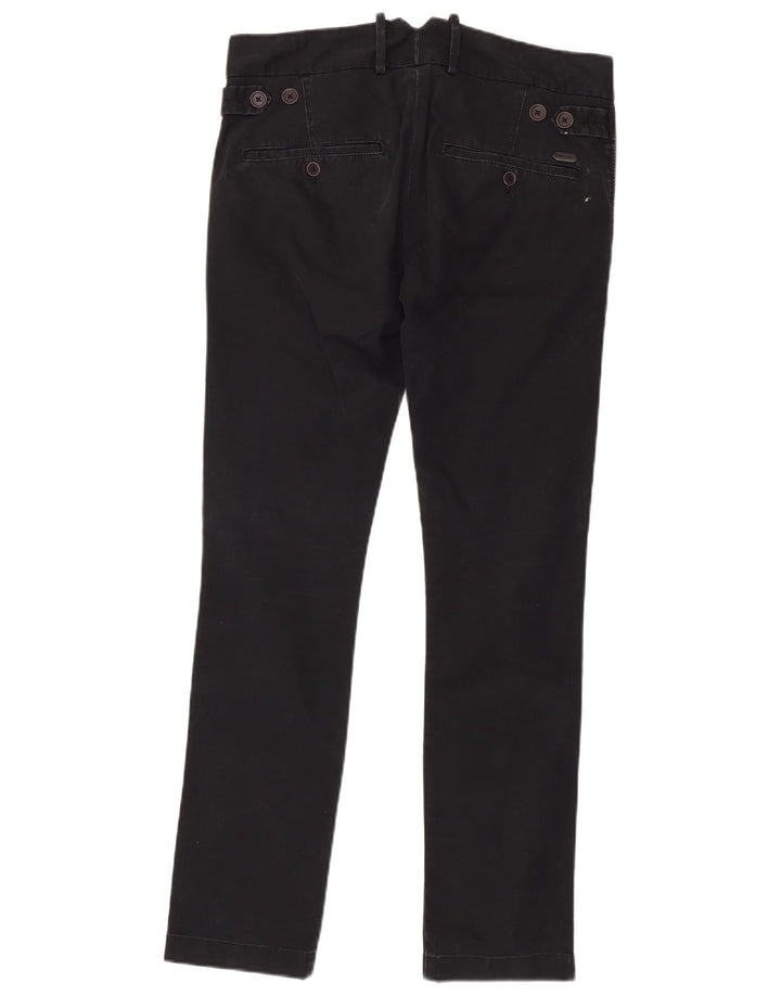 Diesel Mens Slim Suit Trousers W30 L31 Black Cotton