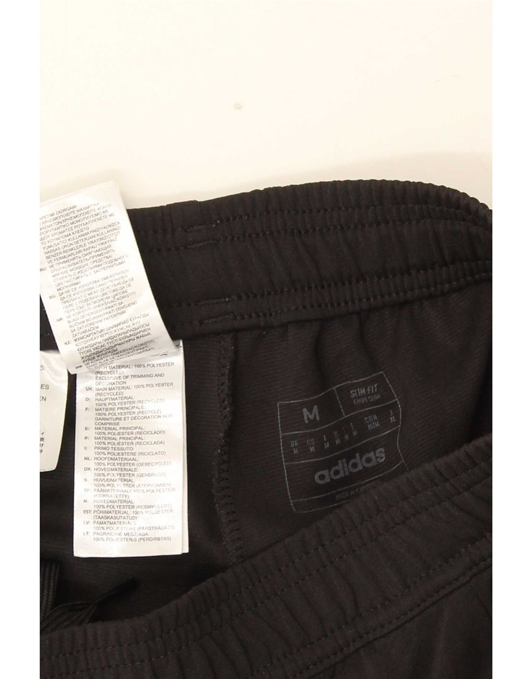 Adidas Mens Aeroready Tracksuit Trousers Medium Black Polyester