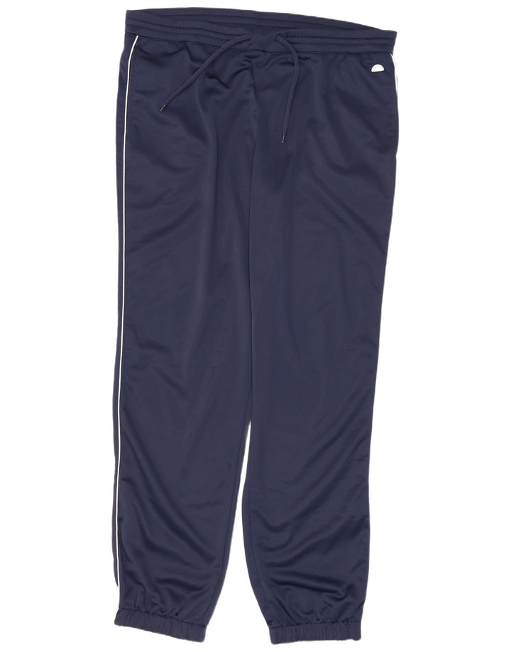 Ellesse Mens Tracksuit Trousers Joggers 2XL Navy Blue Polyester