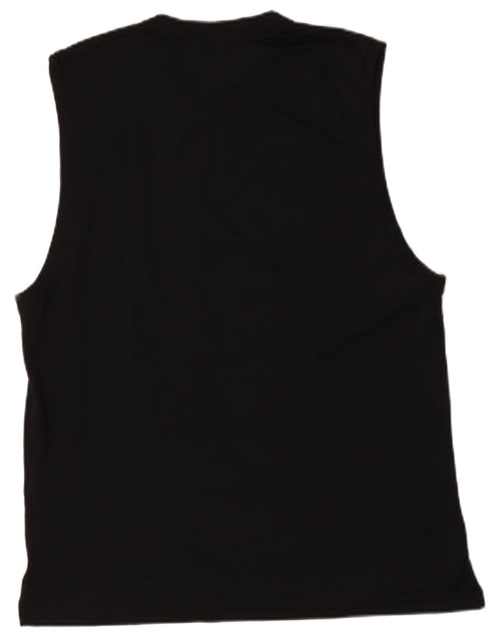 Nike Mens Dri Fit Vest Top Medium Black Polyester
