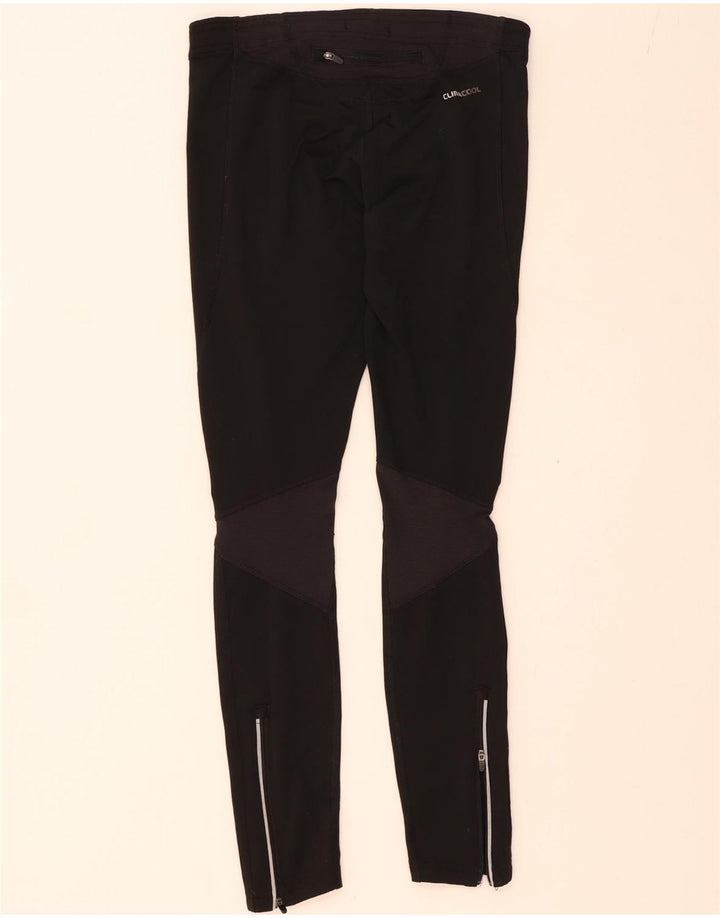 ADIDAS Womens Clima 365 Leggings UK 12 Medium Black Polyester Vintage Adidas and Second-Hand Adidas from Messina Hembry 