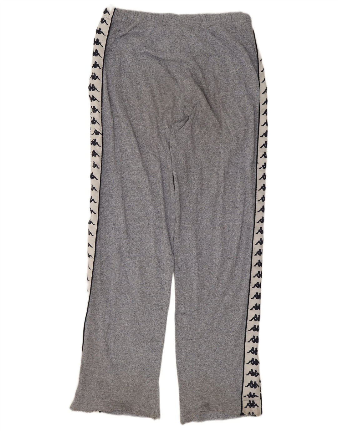 Kappa Mens Graphic Tracksuit Trousers Large Grey Colourblock Cotton