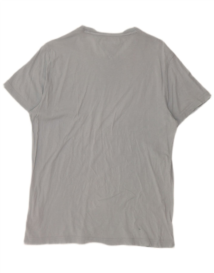 Tommy Hilfiger Mens T-Shirt Top Large Blue Cotton