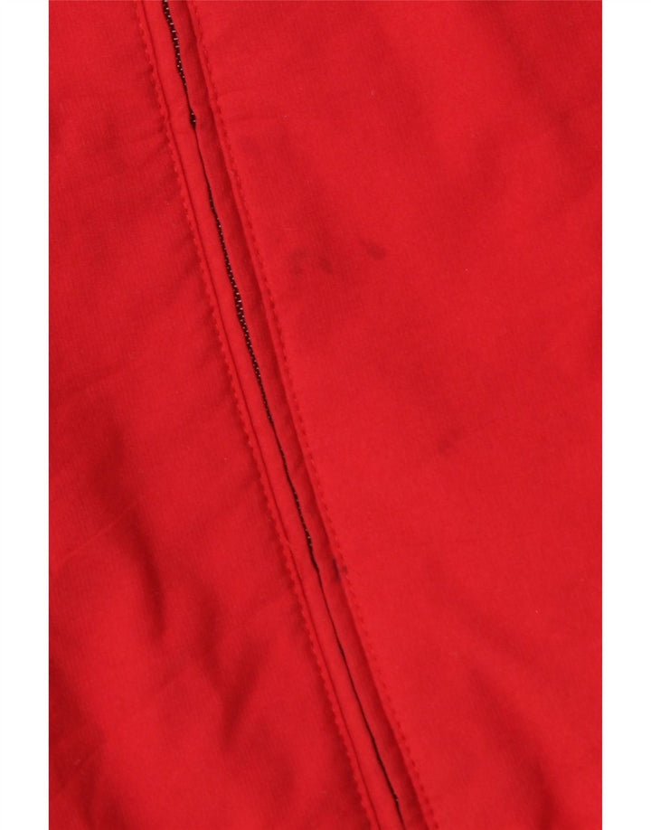Nike Mens Graphic Tracksuit Top Jacket Small Red Colourblock Polyester