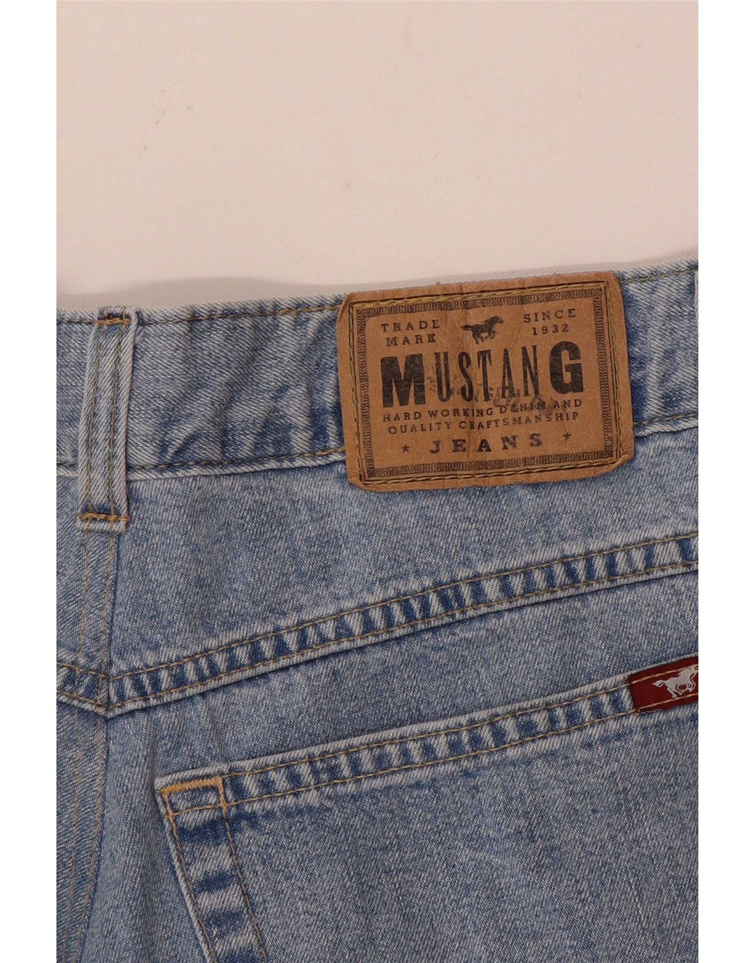 Mustang Mens Straight Jeans W30 L30 Blue