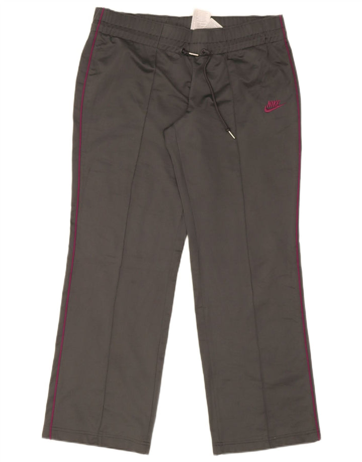 Nike Womens Tracksuit Trousers UK 10/12 Medium  Grey Polyester
