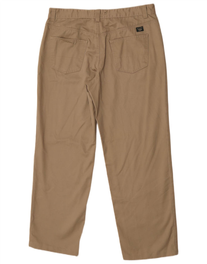 Dockers Mens Khakis Straight Casual Trousers W36 L29 Khaki